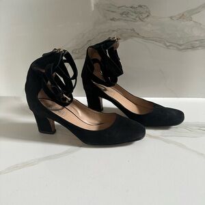Black suede Valentino Gavarani shoes